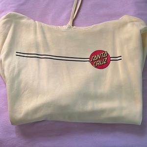 Santa Cruz yellow hoodie XL